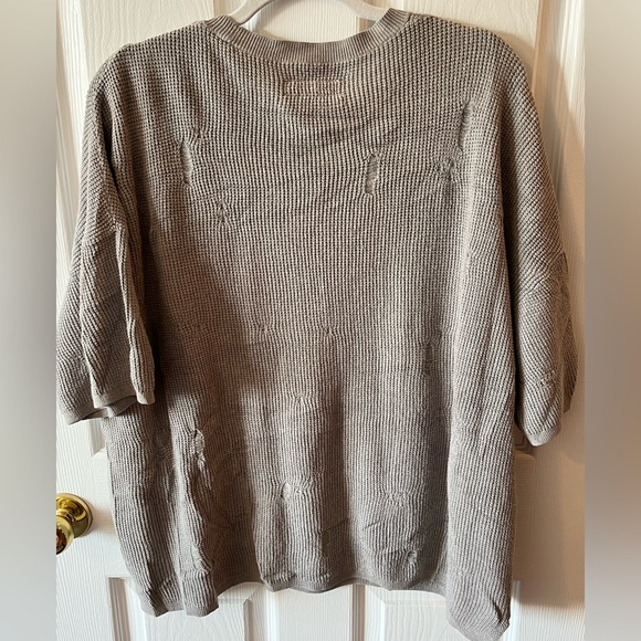 All Saints oversized distressed half sleeve sz L - Picture 7 of 8